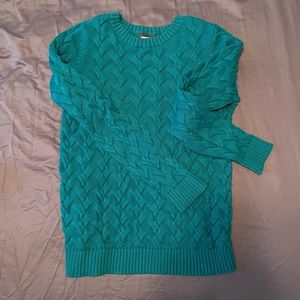 Lands End “Drifter” cotton cable knit sweater